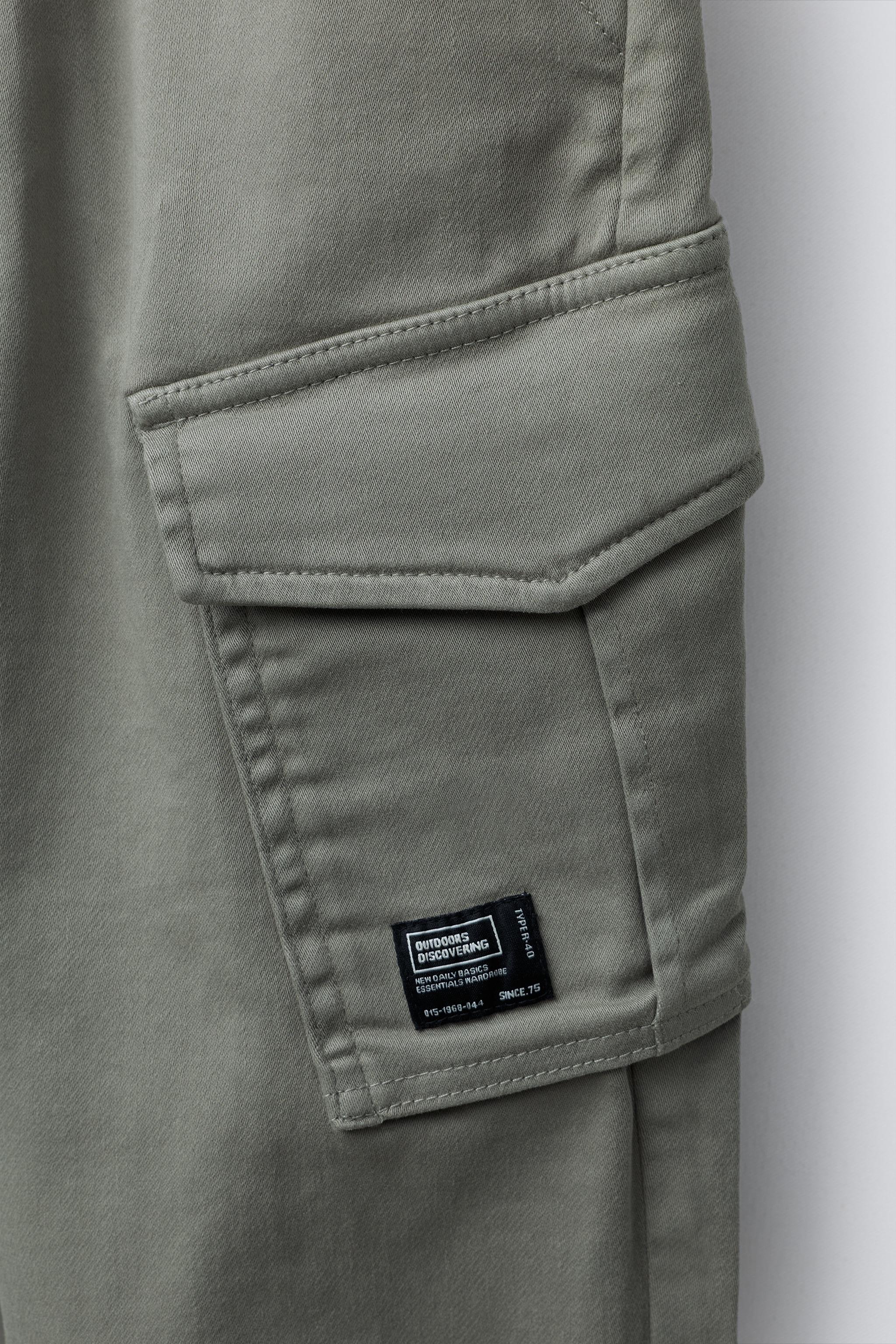 LABEL CARGO JOGGER PANTS